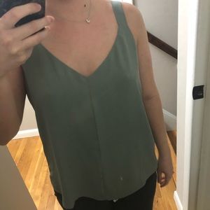 Olive Green Forever 21 tank top